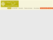Tablet Screenshot of cirquenavacelles.com